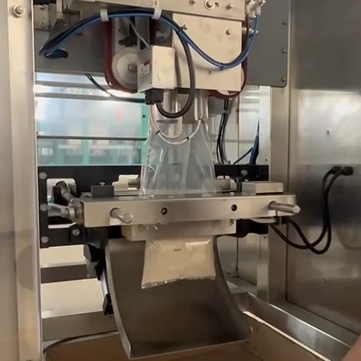 Vertical form fill seal packing machine for snack candy pet food